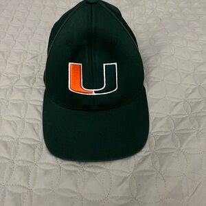 Green Cap with Orange and White Logo